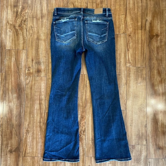 BKE Women’s Blue Payton Mid Rise Boot Cut Jeans Size 28 x 32 - Picture 10 of 15